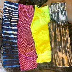 cute knee length Nike work out leggings